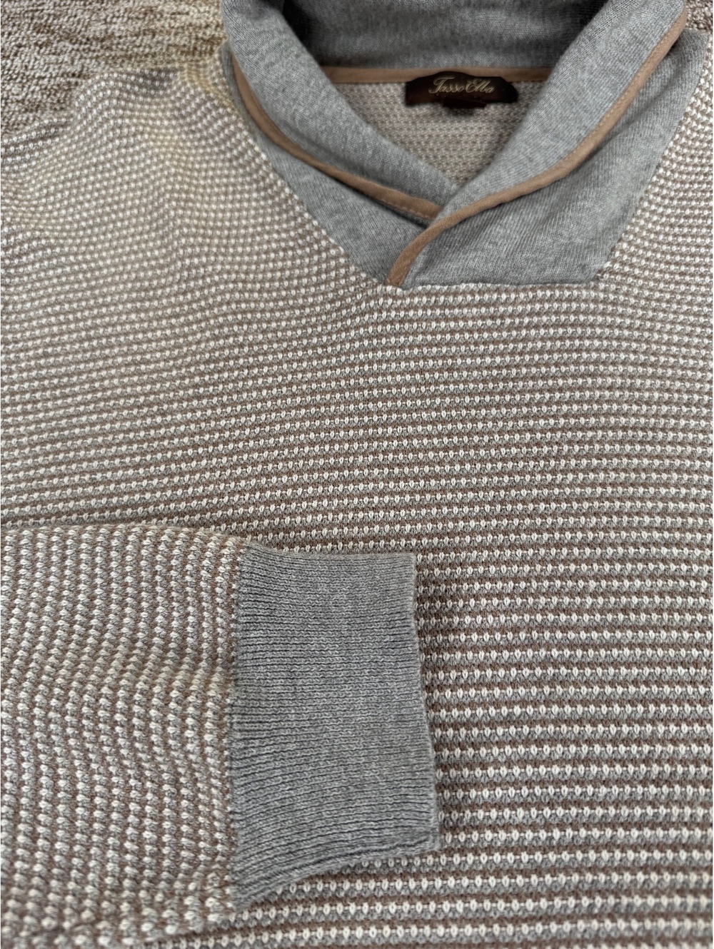 Tasso Elba Casual Shawl Collar Sweater Size XL Cabincore Gorpcore